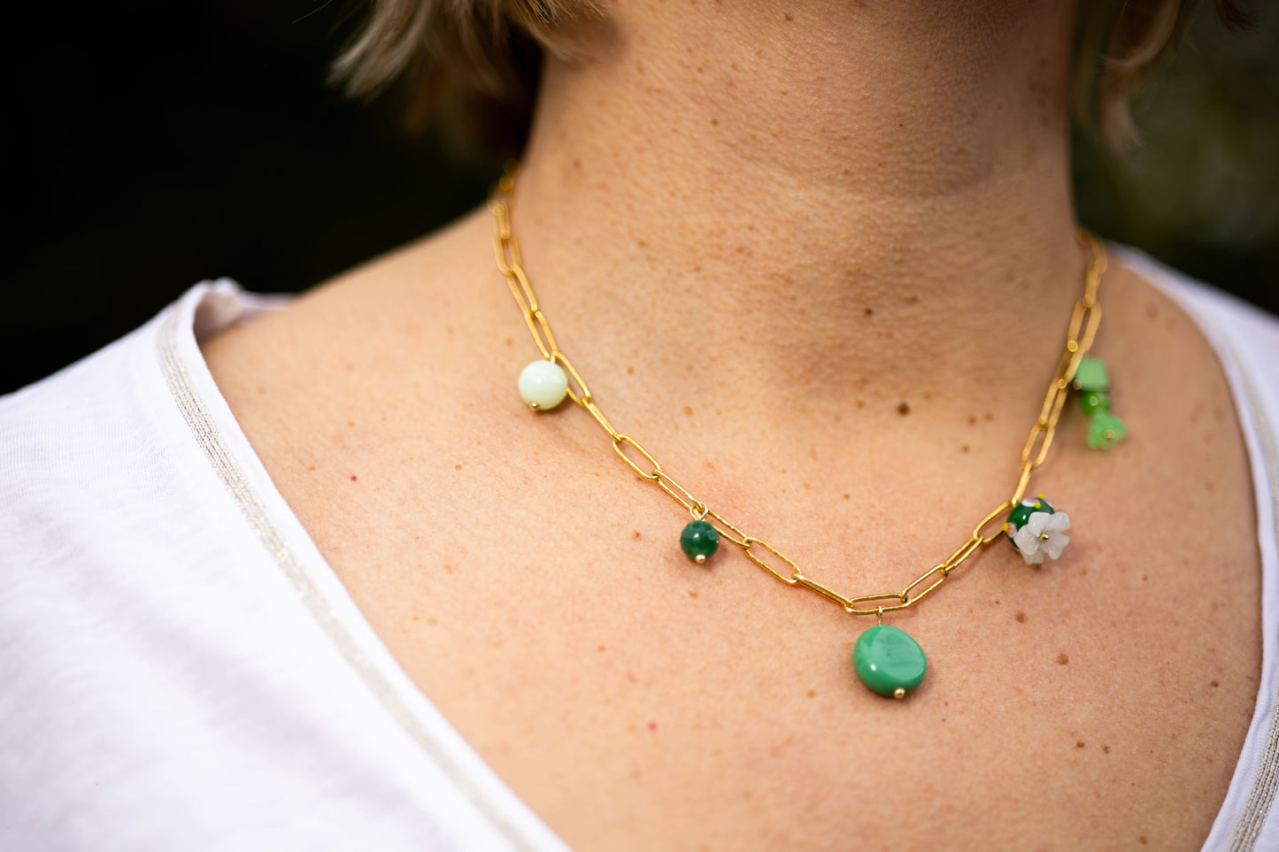 Collier COLORADAS vert