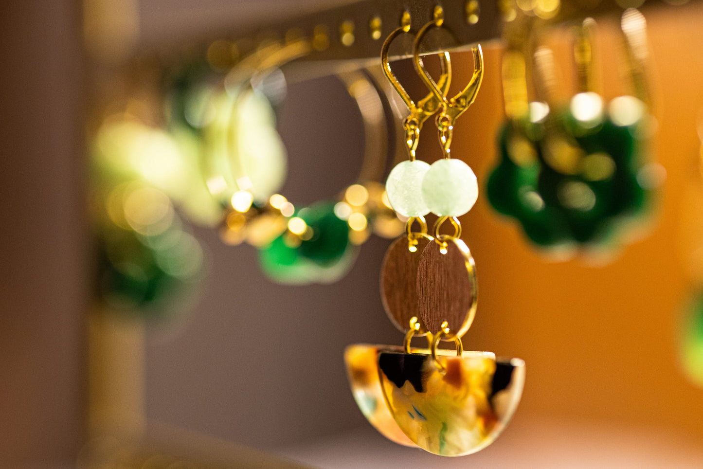 Boucles oreilles JADE