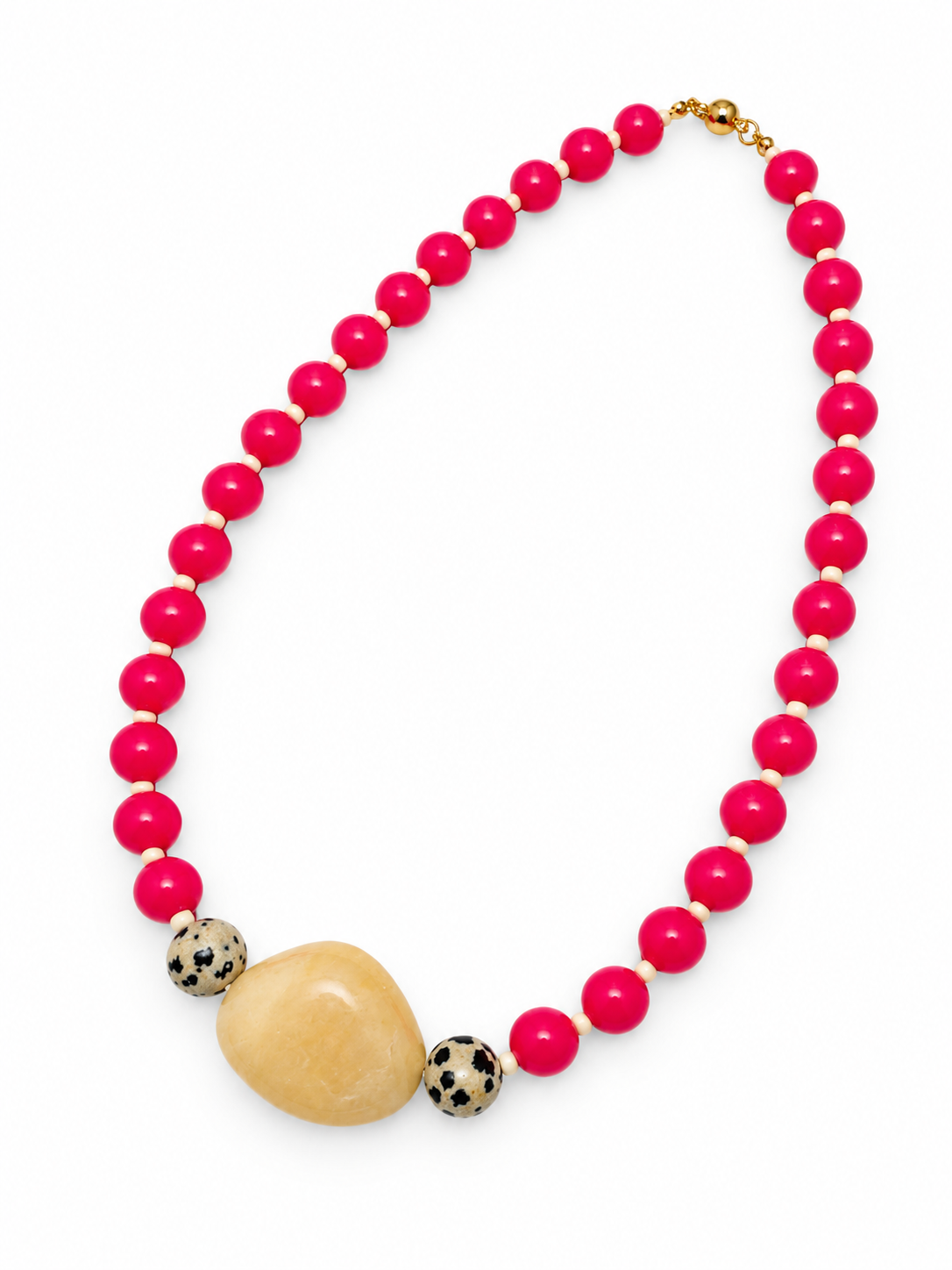 Collier PEPITA fushia