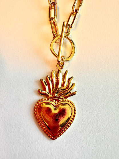 Collier CORAZÓN SAGRADO
