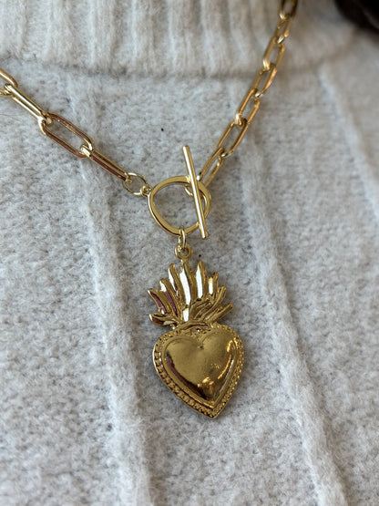 Collier CORAZÓN SAGRADO