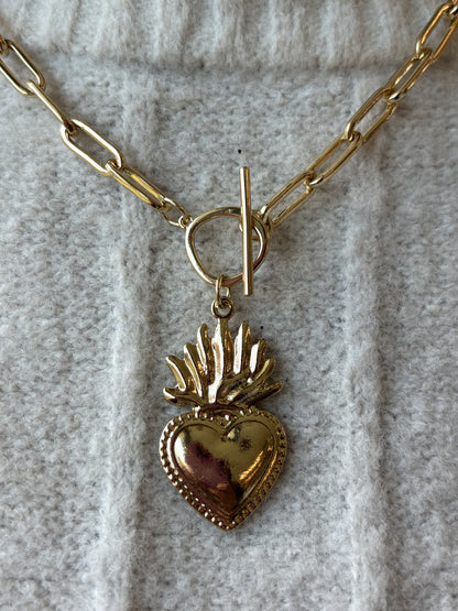 Collier CORAZÓN SAGRADO