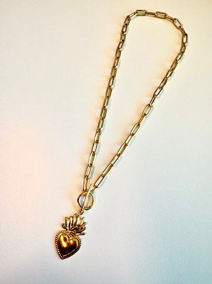 Collier CORAZÓN SAGRADO