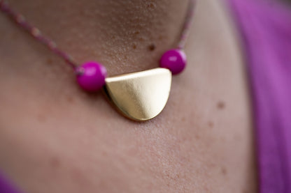 Collier COCO violet