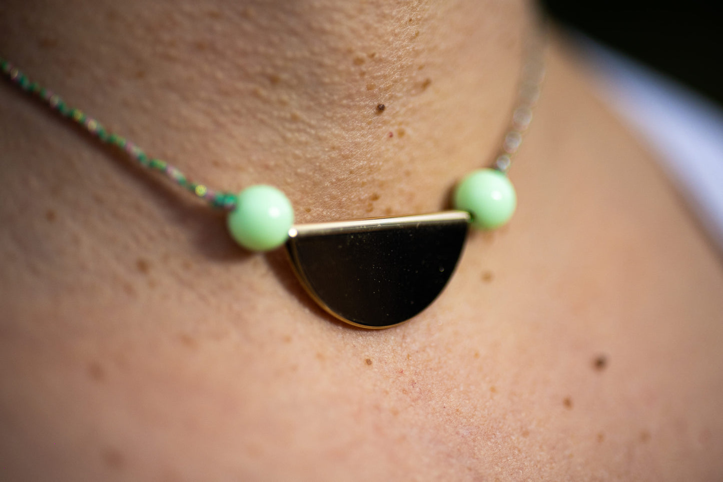 Collier COCO vert