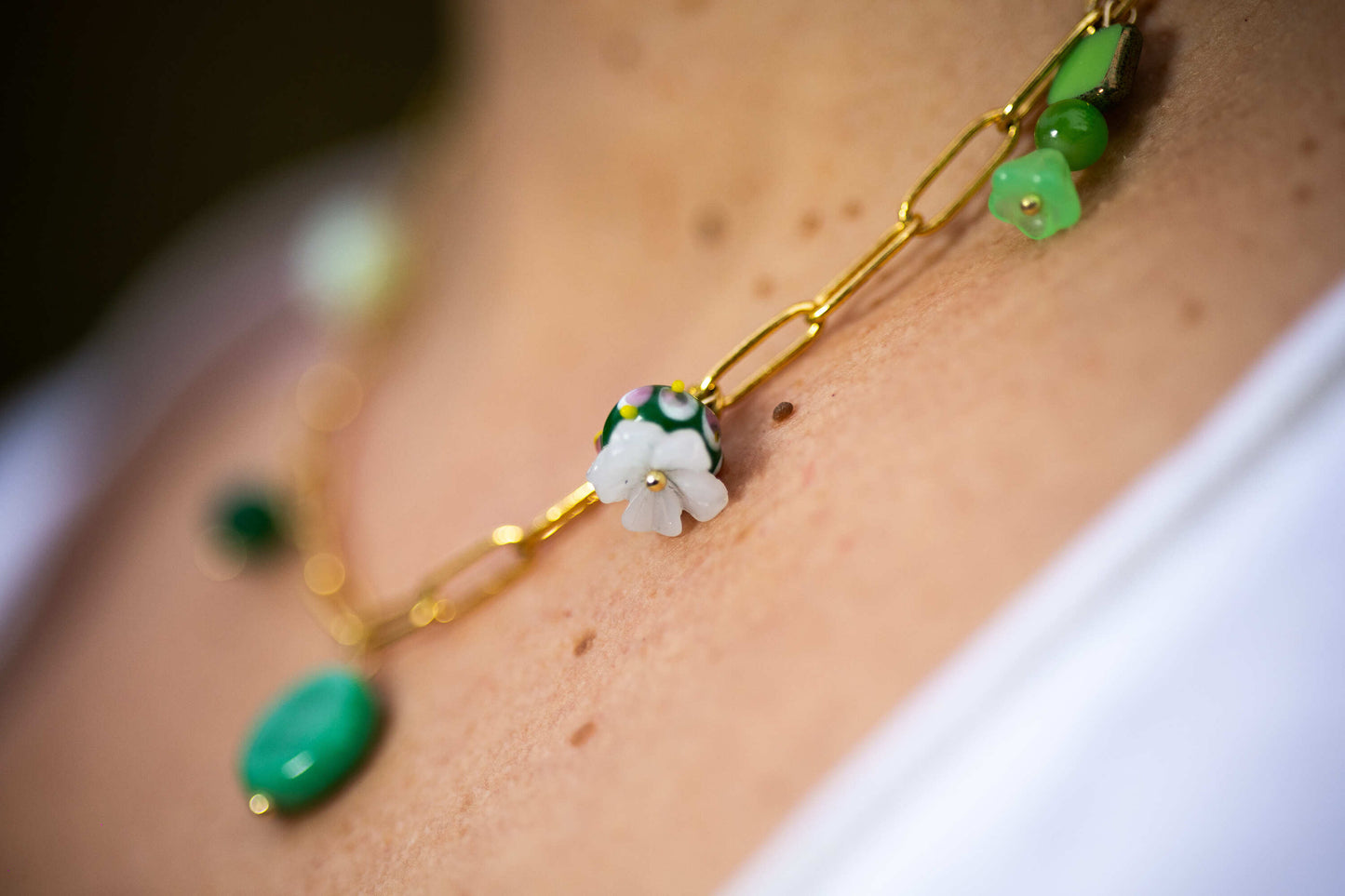 Collier COLORADAS vert