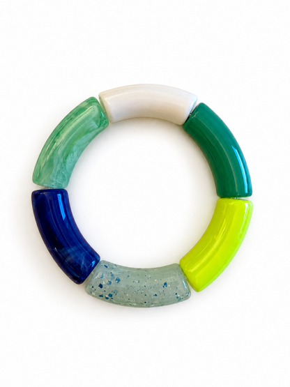 Bracelet ARCOIRIS bleu & vert