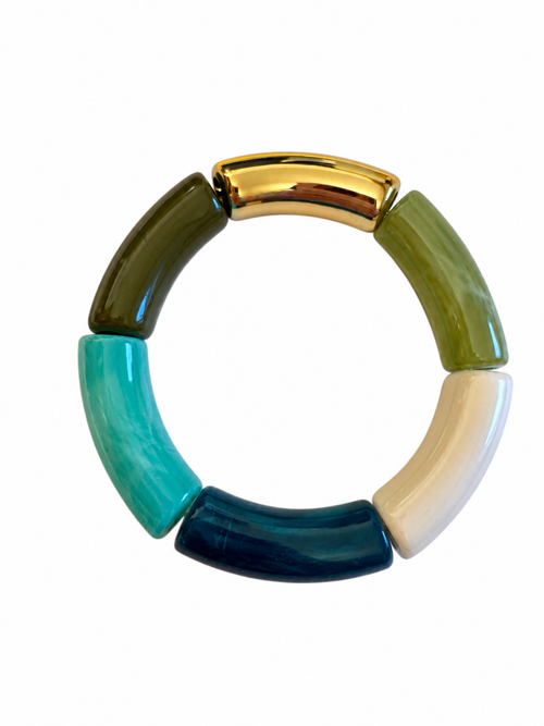 Bracelet ARCOIRIS vert & bleu