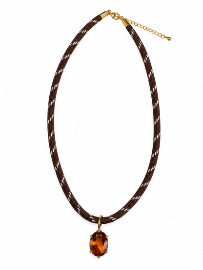 Collier MAREA marron