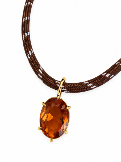 Collier MAREA marron