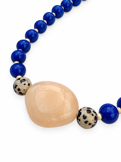 Collier PEPITA bleu