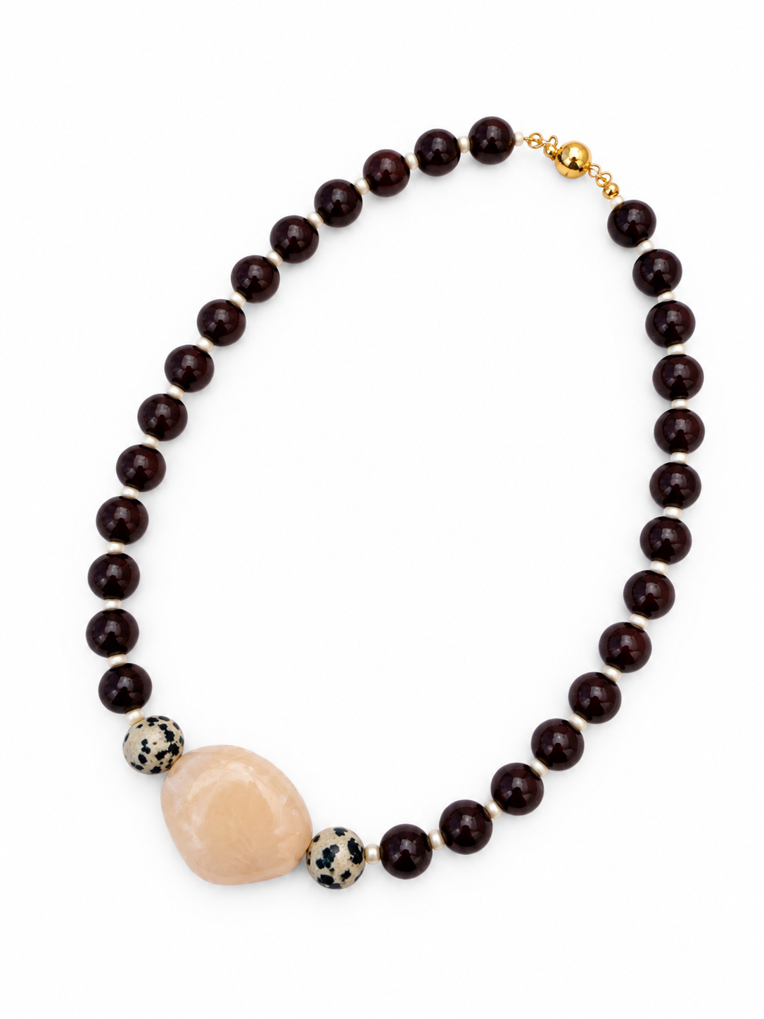 Collier PEPITA marron