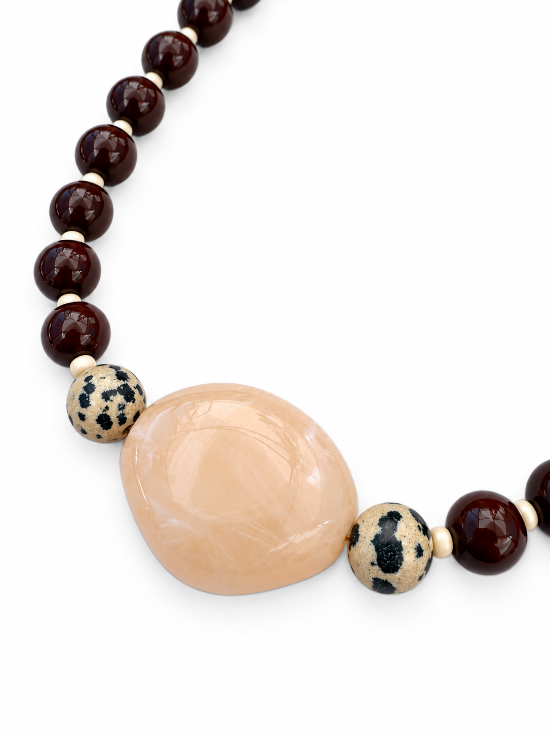 Collier PEPITA marron