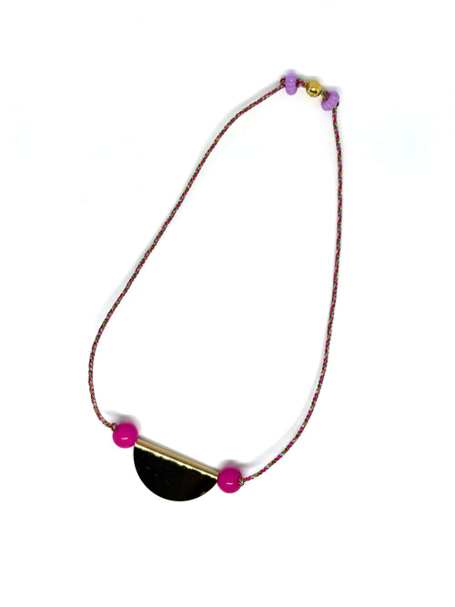 Collier COCO violet