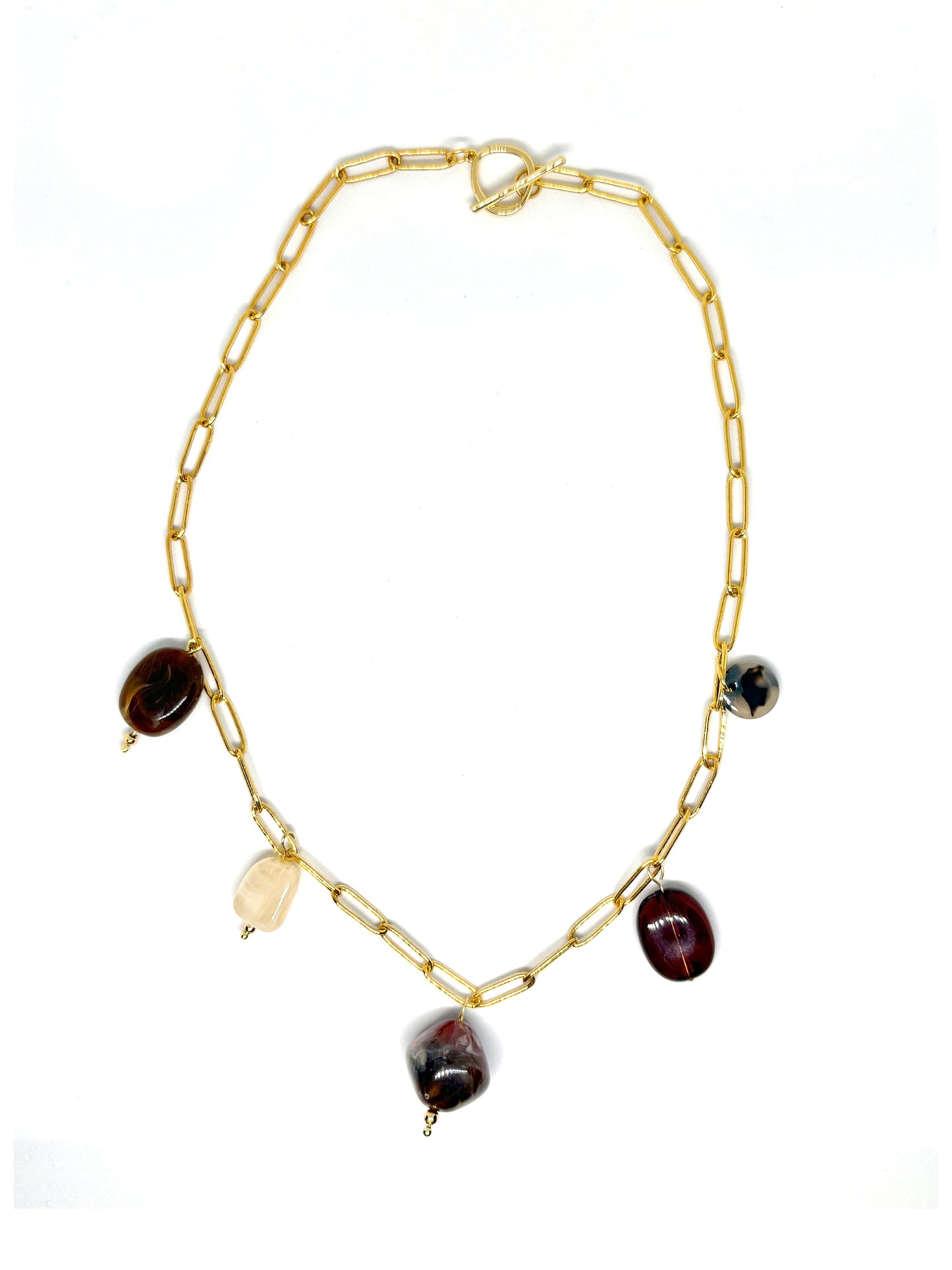 Collier COLORADAS beige/marron