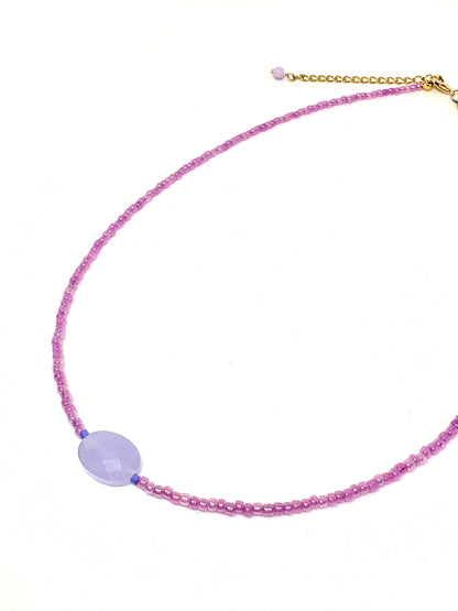 Collier LUNA violet