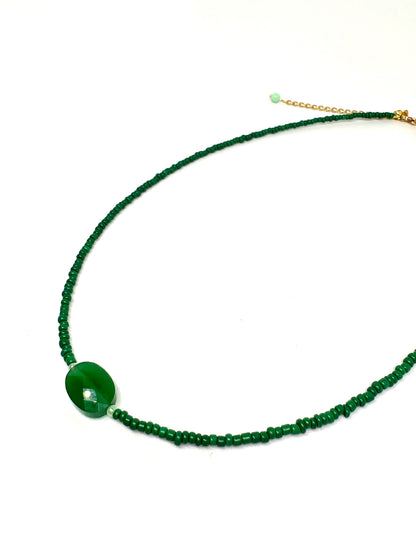 Collier LUNA vert