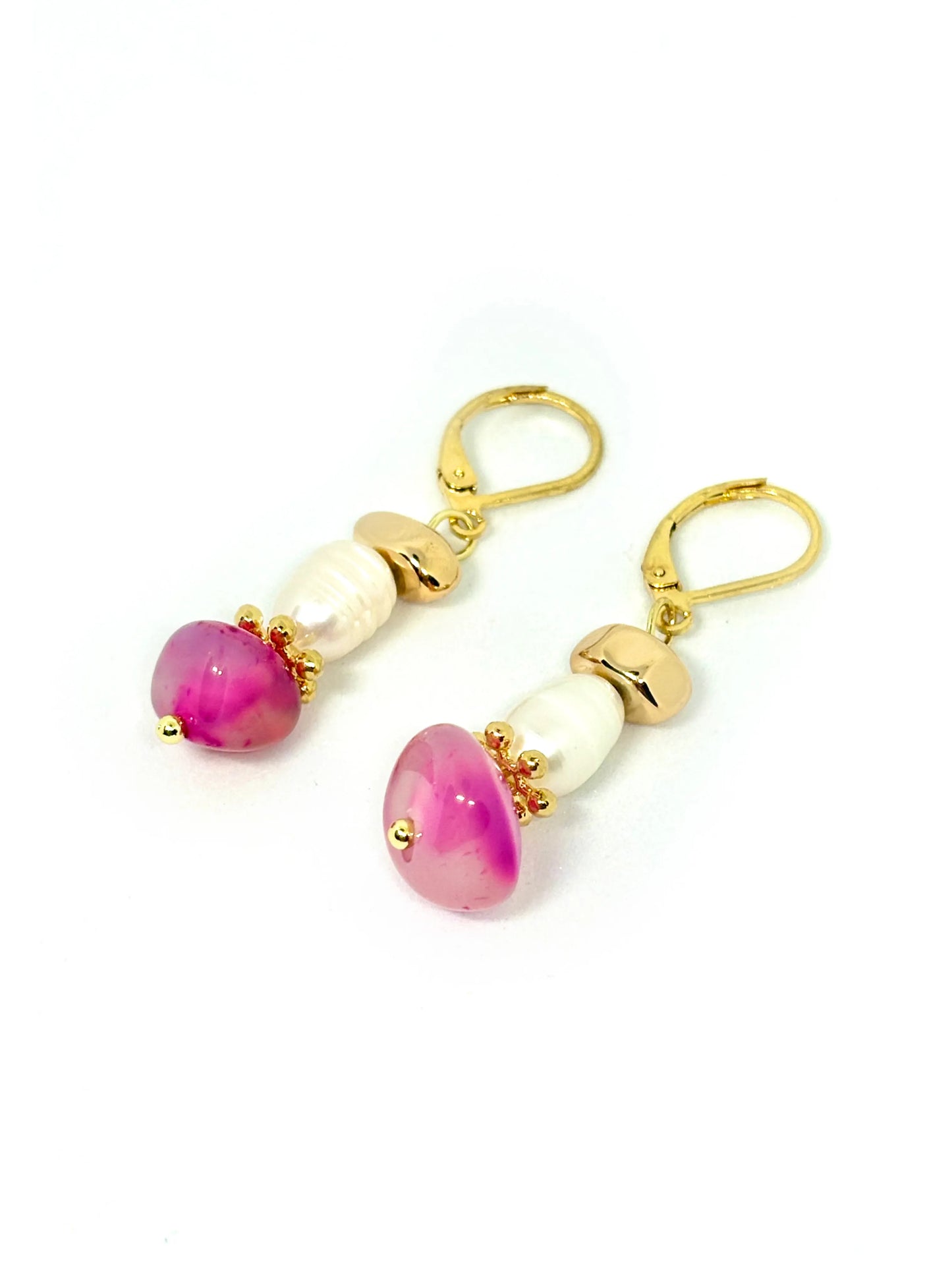 Boucles oreilles PERLA violet